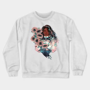 Astronaut x Bouquet Crewneck Sweatshirt